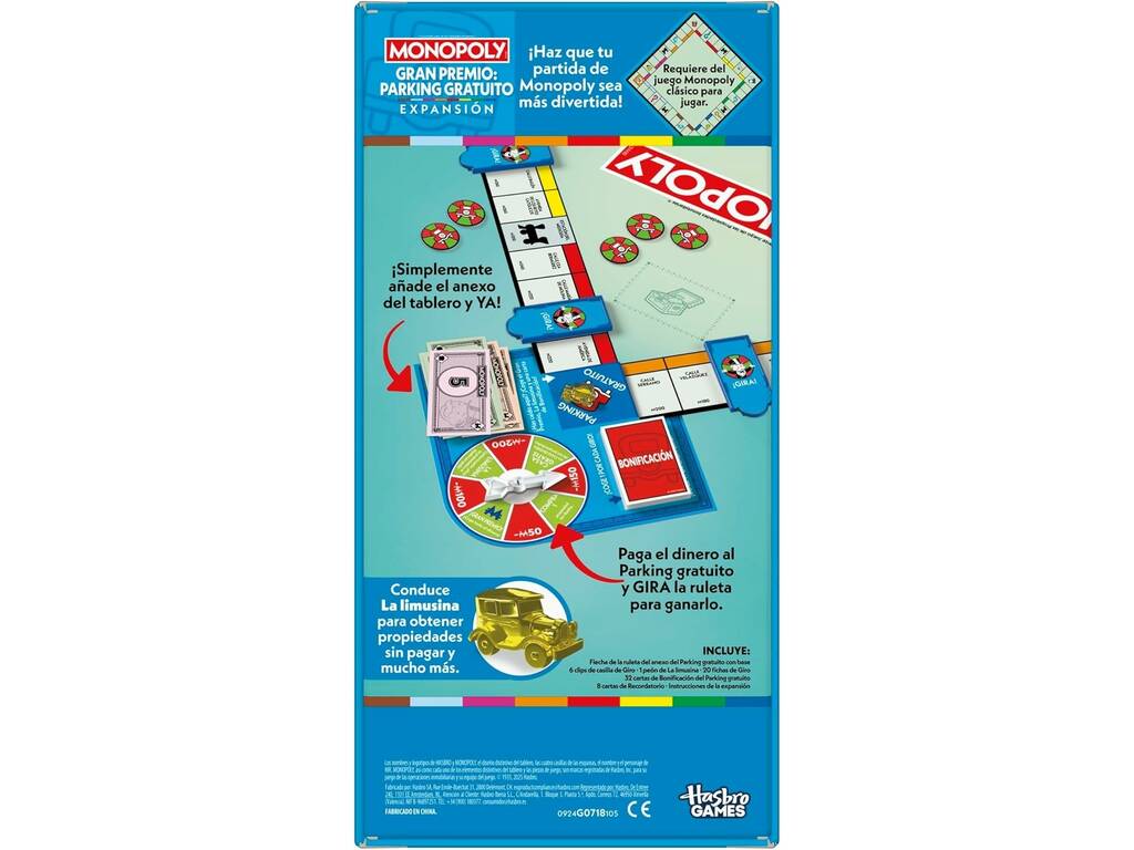 Monopoly Expansión Gran Premio: Parking Gratuito