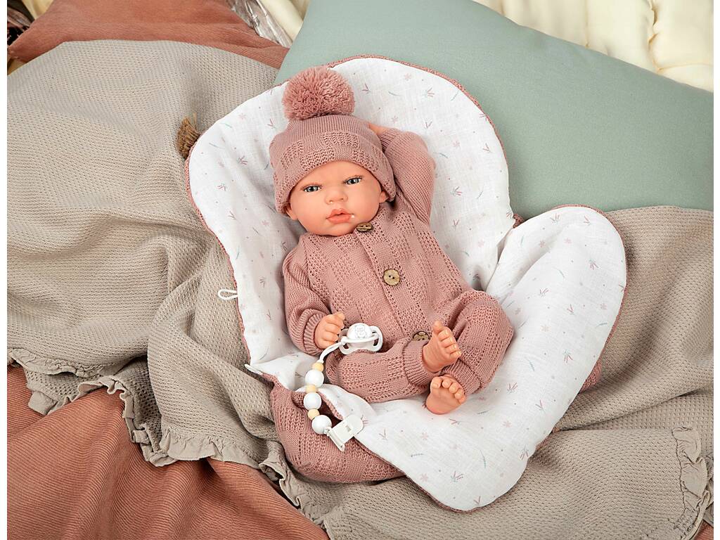 Poupée Reborn Elba de 40 cm avec sac de couchage