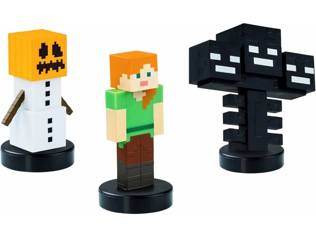 Minecraft - Lot de 3 figurines estampillées