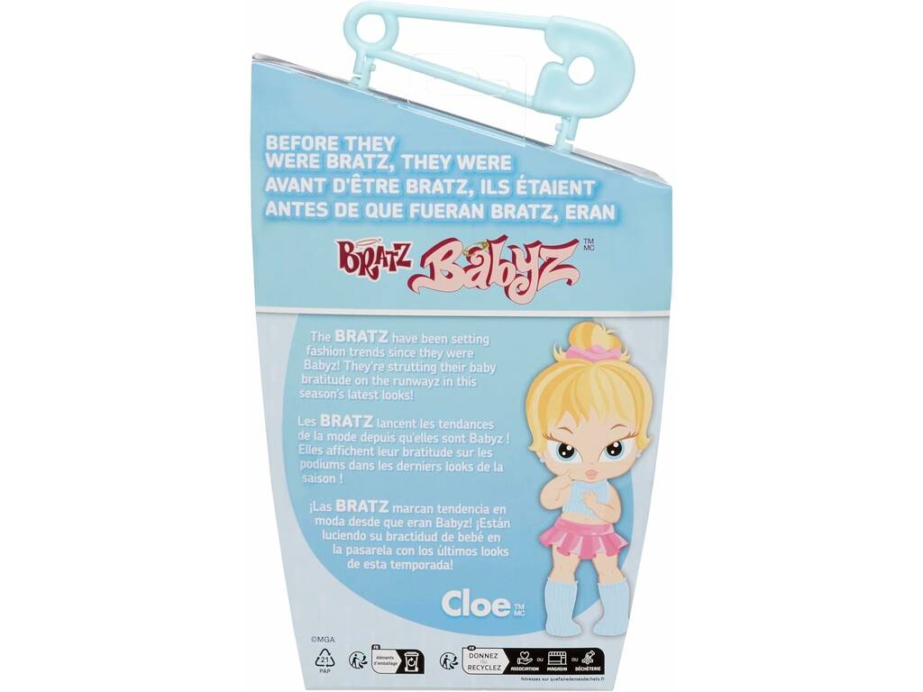 Bratz Babyz Runwayz Boneca Cloe com Acessórios