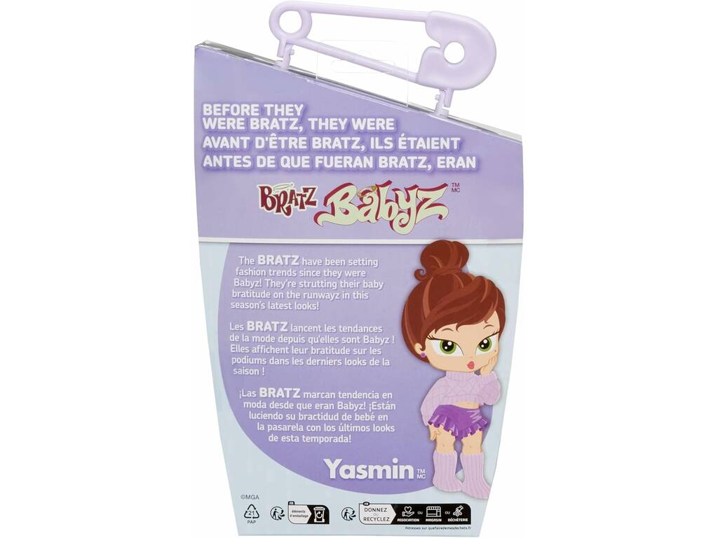 Bratz Babyz Runwayz Boneca Yasmin com Acessórios