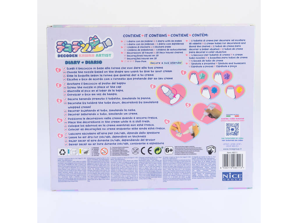 Decoden Kawaii Artist Set Décorez votre journal
