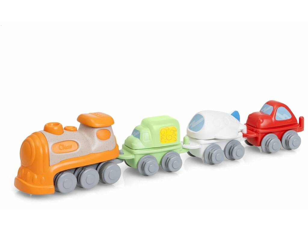 Voie de train électronique avec locomotive motorisée
