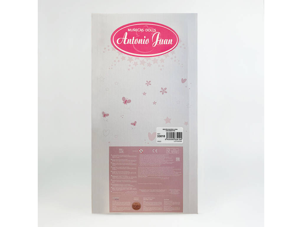 Newborn Baby Doll Luna 42 Cm With Blanket