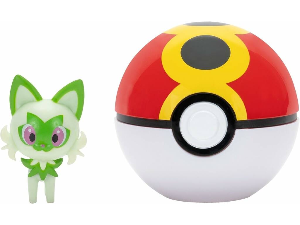 Figurine Pokémon Clip N Go avec balle