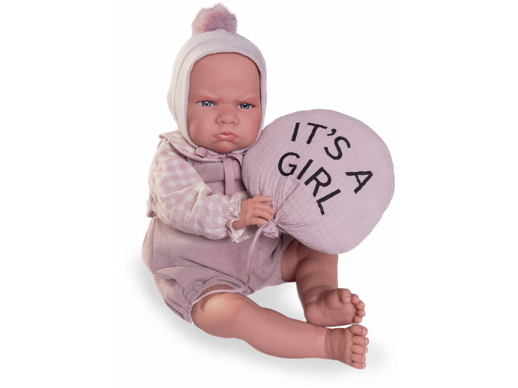 Poupée Bébé Ma première Reborn Berta de 52 Cm Avec Ballon 