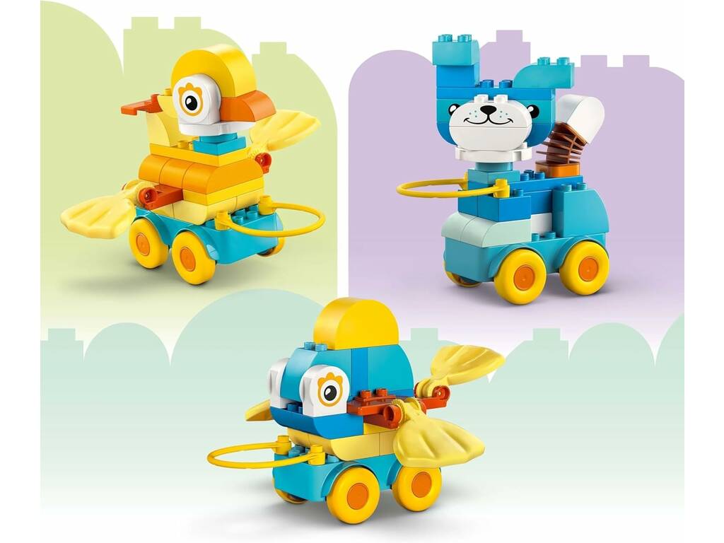 Lego Duplo Animais Sobre Rodas 3 em 1