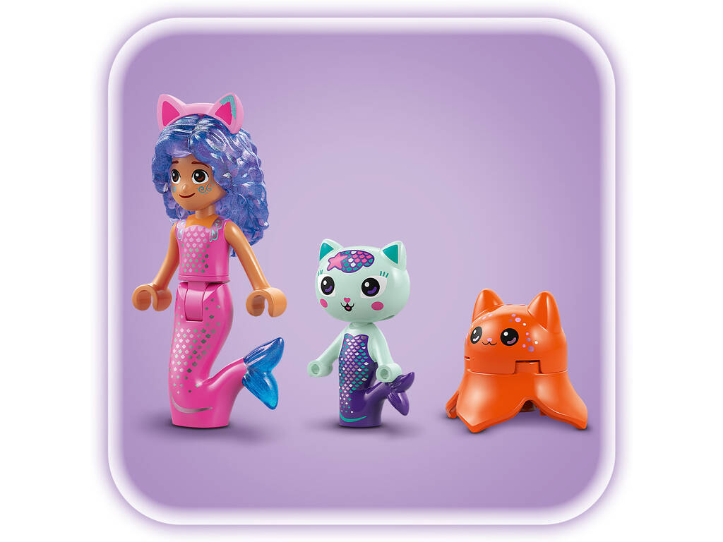 Lego La maison de poupées de Gabby L'aventure dans l'aquarium de Gabby Sirène