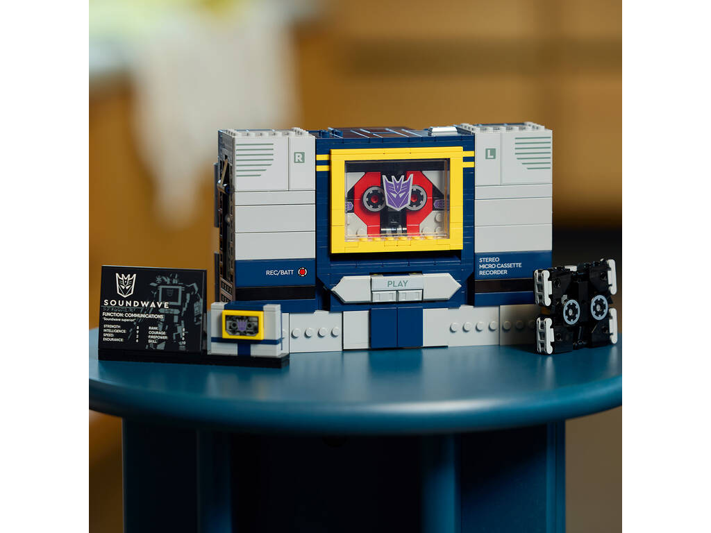 Lego Icons Transformers : Soundwave 2 en 1