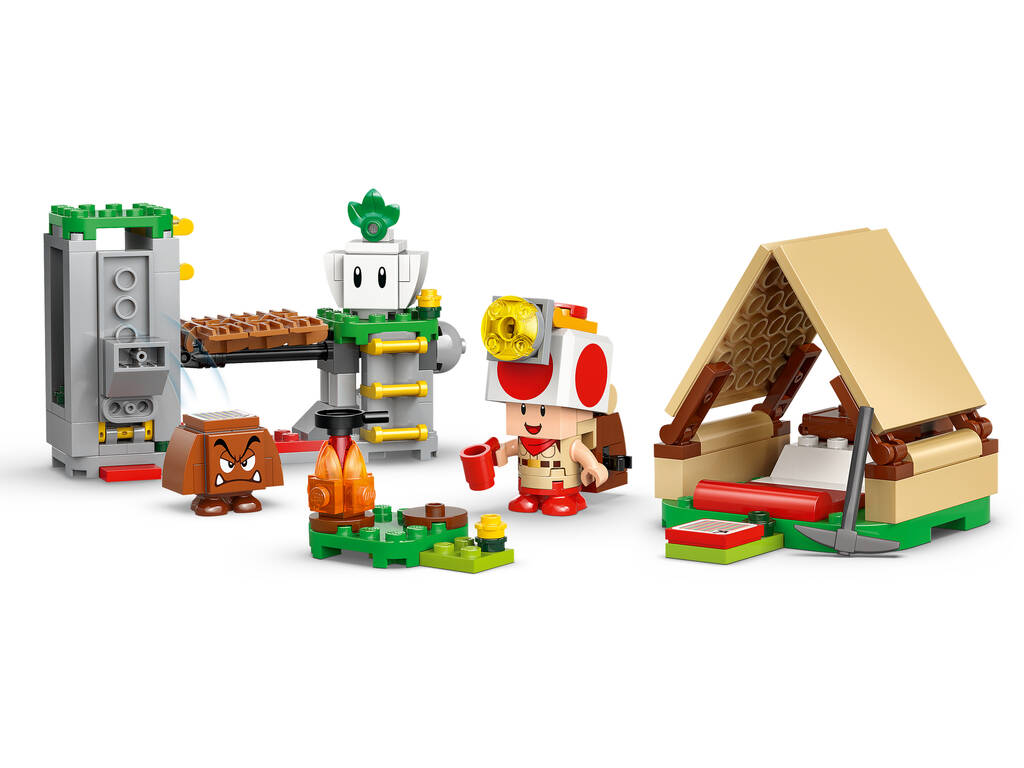 Lego Super Mario De Acampada con el Capitán Toad
