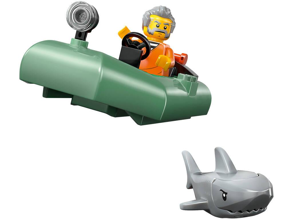 Lego City Persecucion en Barco de Policia