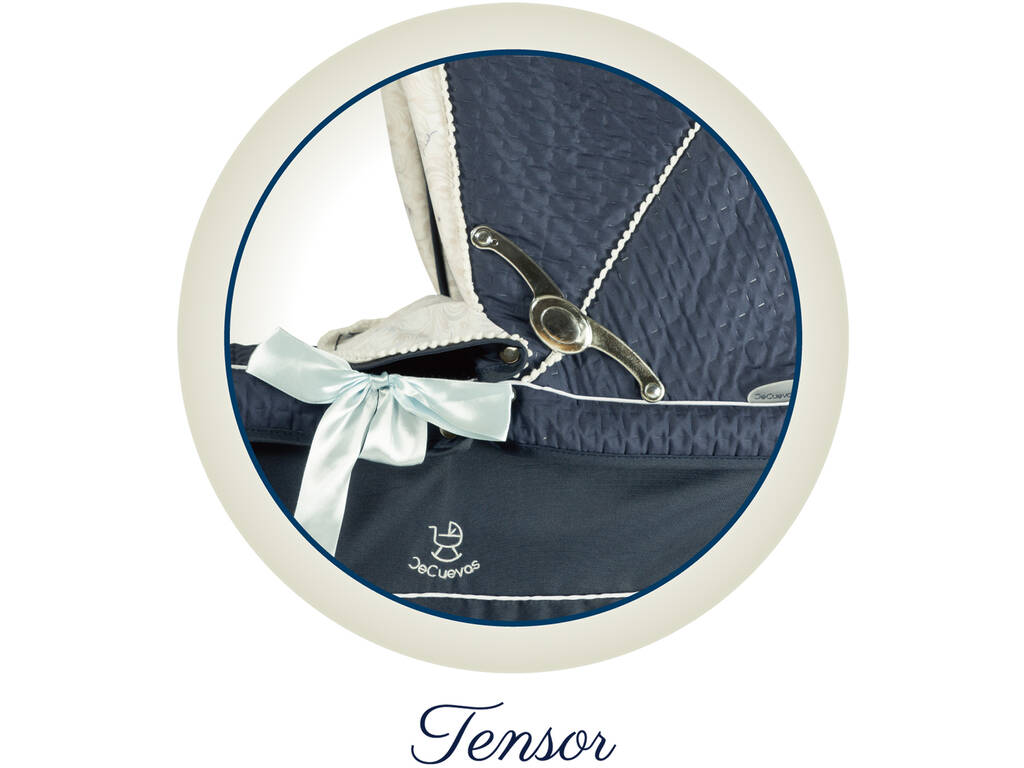 Chariot de poupée pliable vintage avec sac à main