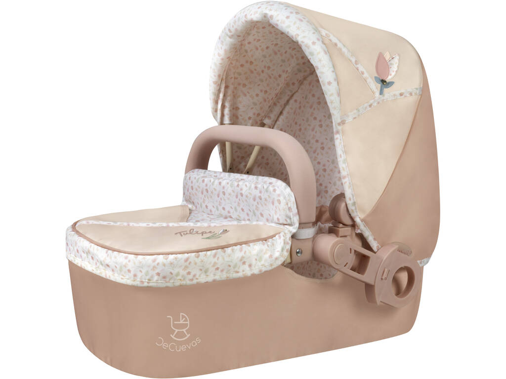 Coche De Muñeca Tulipe 3x1 Plegable Con Bolso