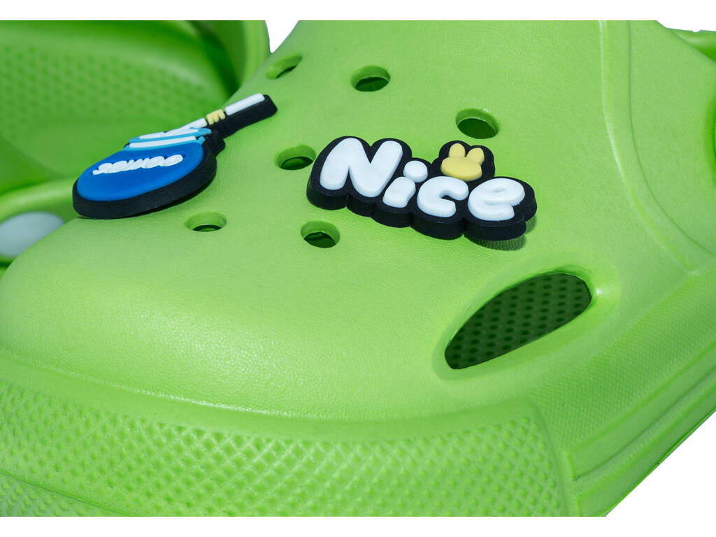 Sabots perforés EVA pour enfants, vert, taille 26