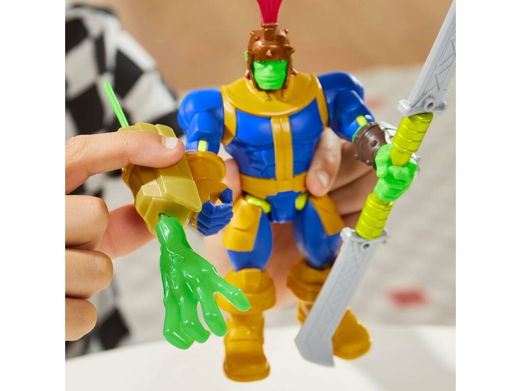 Marvel MixMashers Figurine Deluxe Thanos avec accessoires