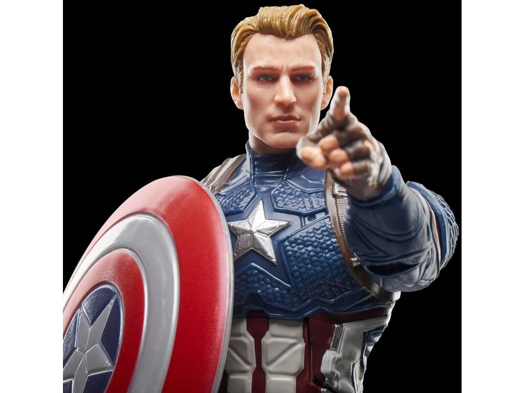Marvel Legends Series Figura Capitán América de 16 cm