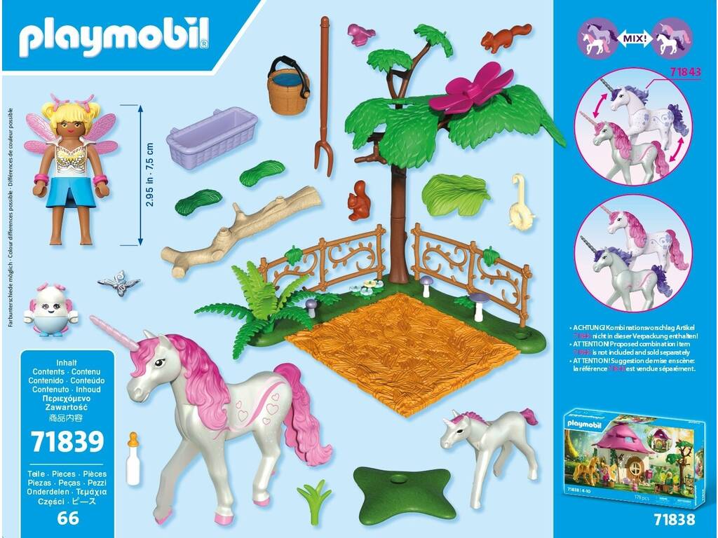 Playmobil Estable Mágico Unicornio para Mamá y Potro