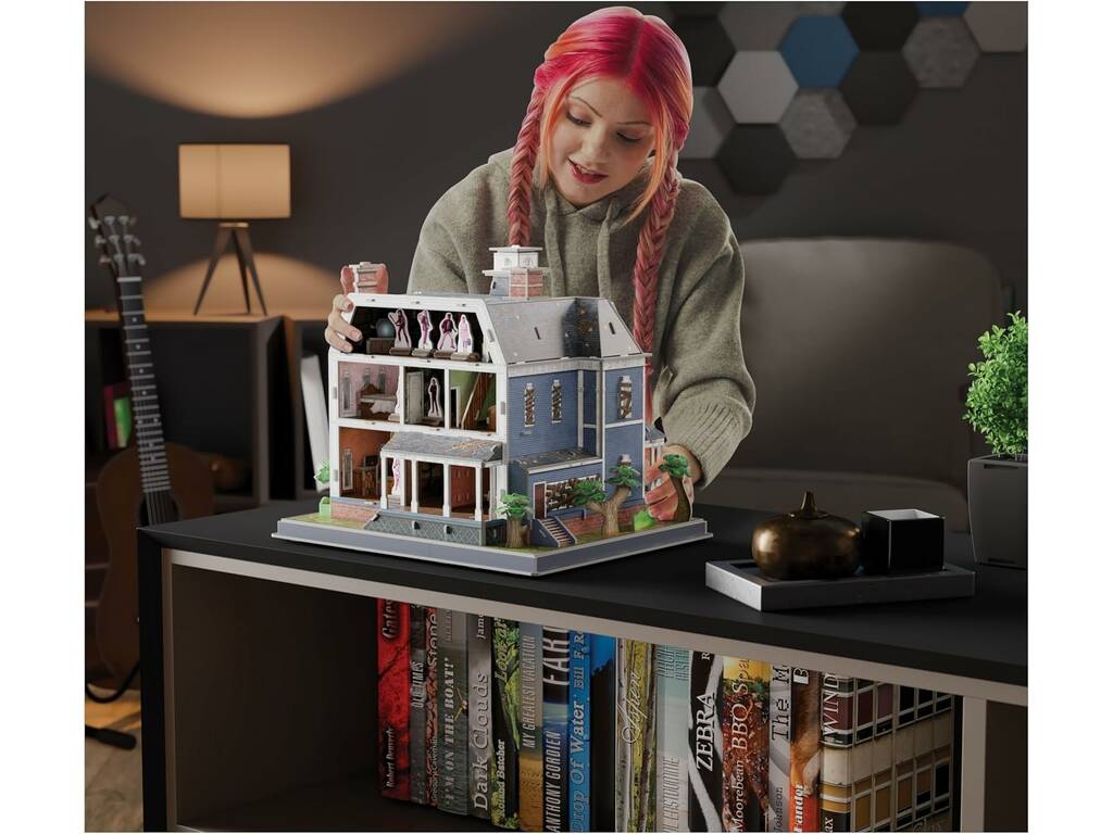 Puzzle 4D Build Stranger Things Figurine Maison Creel de 179 pièces
