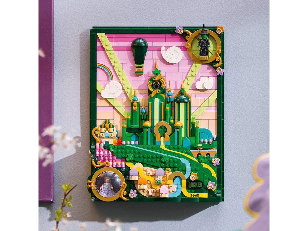 Lego Wicked Mural : Emerald City