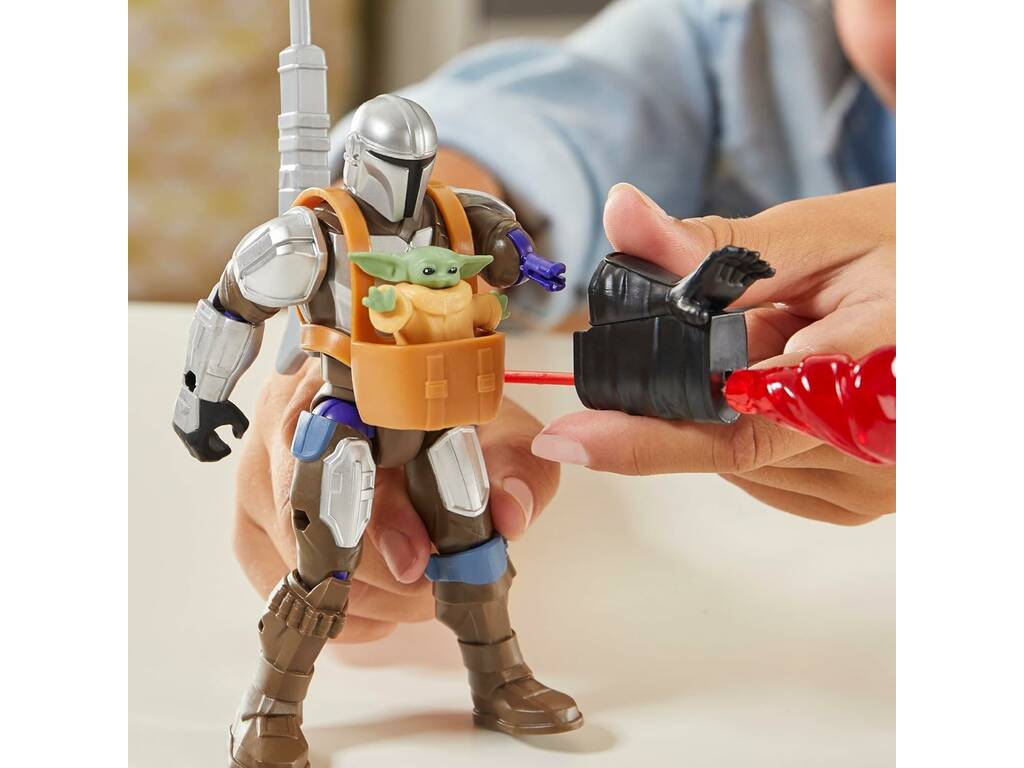 Star Wars MixMashers Figura Deluxe The Mandalorian con Accesorios