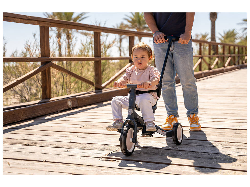 Tricycle multifonction Gyro 5 en 1 Couleur Gris