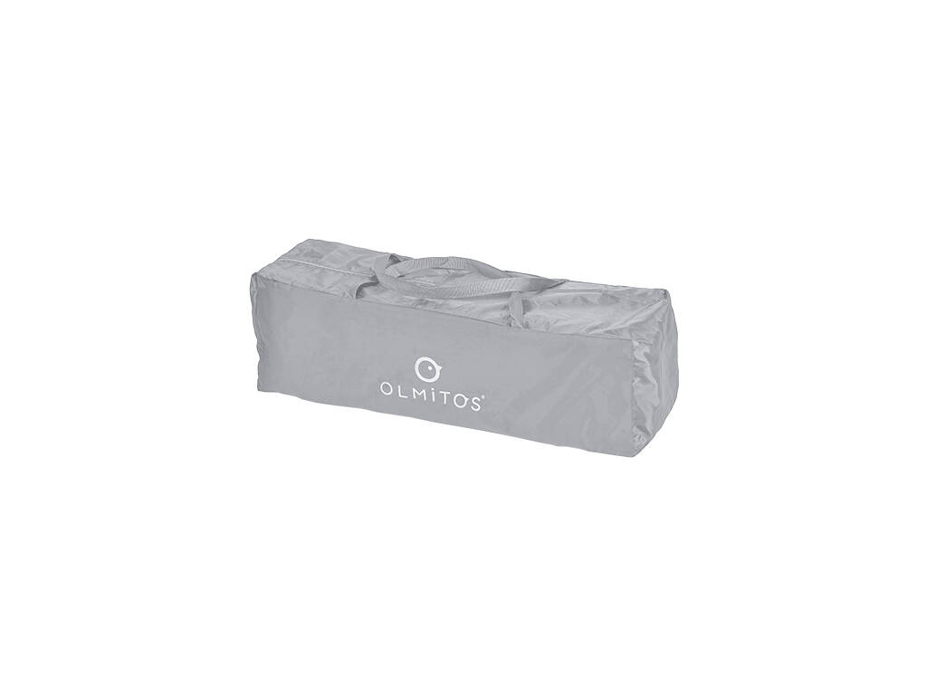 Lit de voyage basique gris clair 79 x 66 x 126 cm