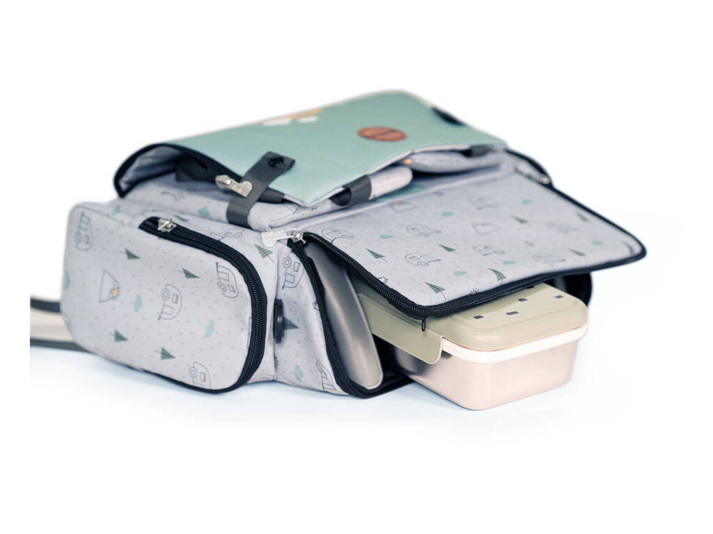 Siège rehausseur pliable et sac à dos Adventure