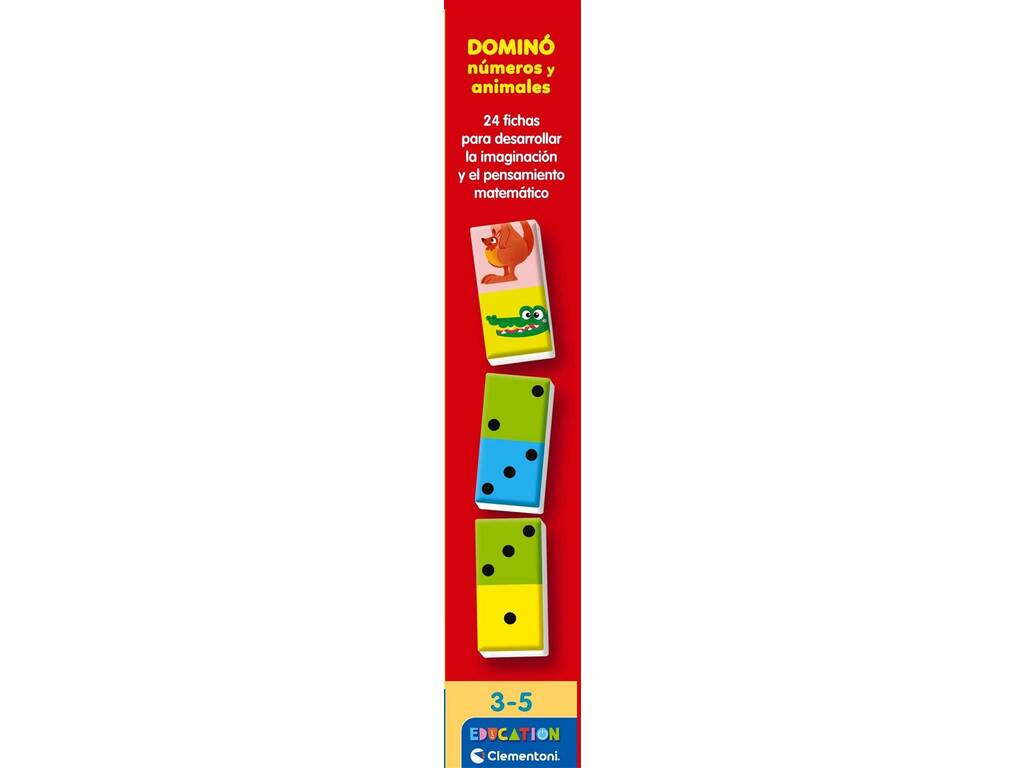 Éducation Domino Nombres et animaux