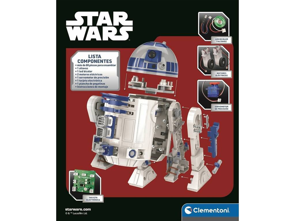 Star Wars Robot R2-D2 avec fonction de télécommande Bluetooth