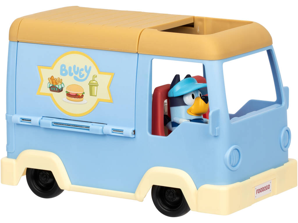 Bluey Set Food Truck con Figura y Accesorios
