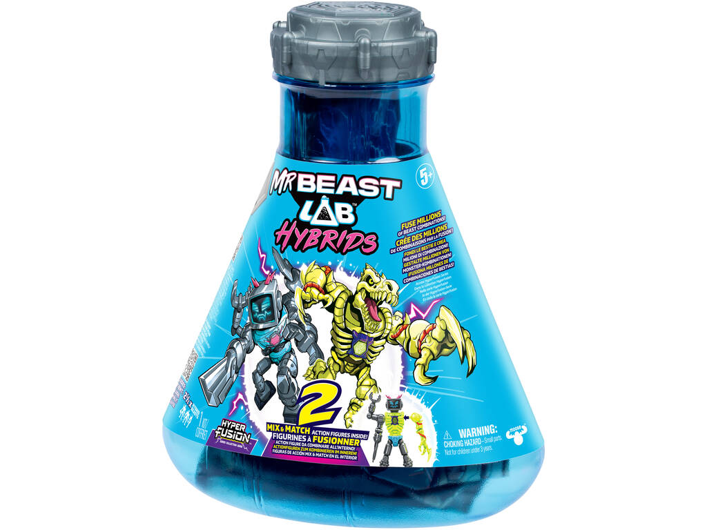 Mr Beast LAB Hybrids Pack 2 Figuras de Acción Sorpresa