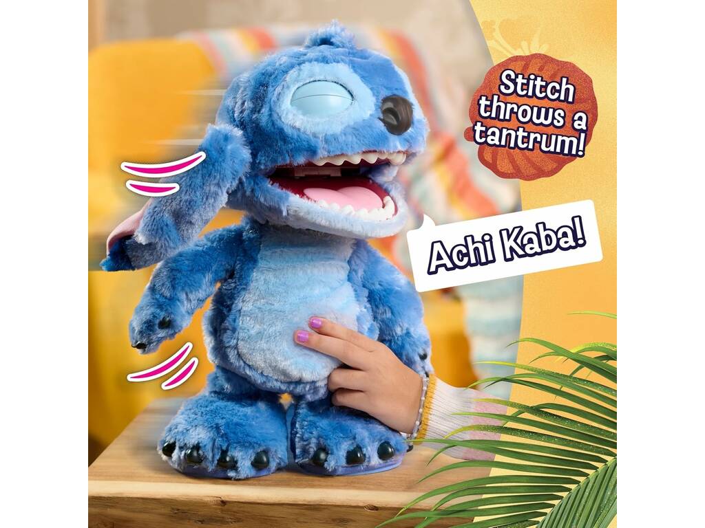 Disney Stitch Interactive Doll Stitch avec Plus de 100 Sons et Réactions 43 cm