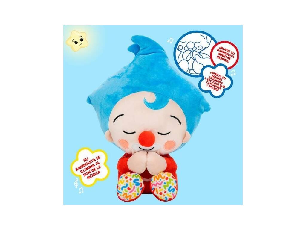 Plim Plim Peluche Buenas Noches de 35 cm con Frases y Canciones