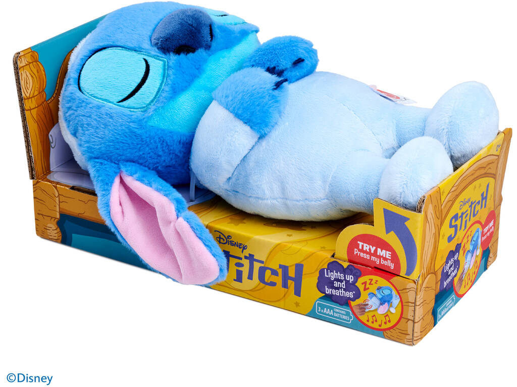 Peluche Disney Stitch Stitch Heure du coucher de 31 cm