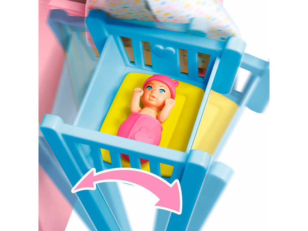 Steffi Love Poupée avec chambre de bébé nouveau-né et accessoires