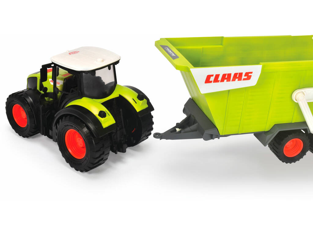 Tracteur et Remorque Claas de 64 cm avec Lumières et Sons