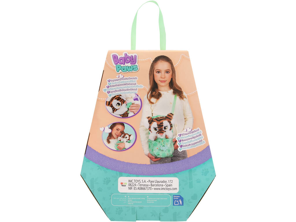 Baby Paws Peluche interactive Tigre
