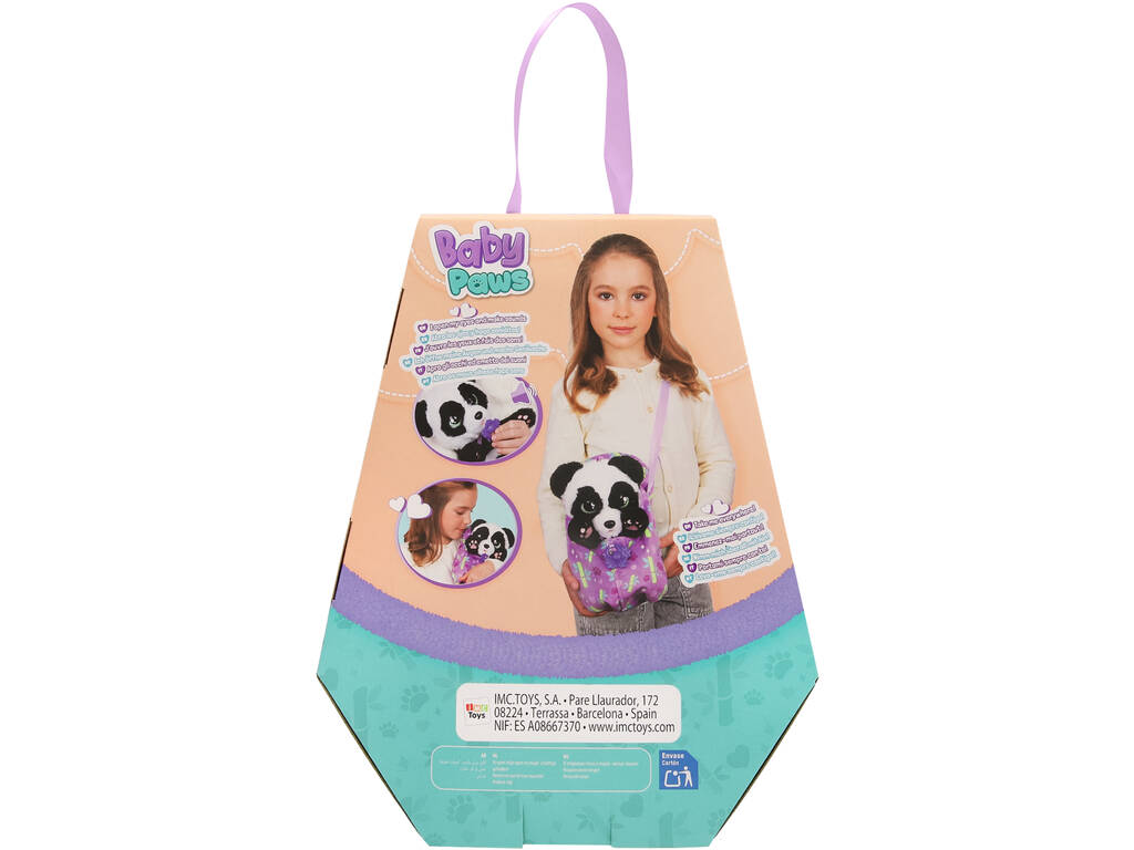 Baby Paws Peluche interactive Panda