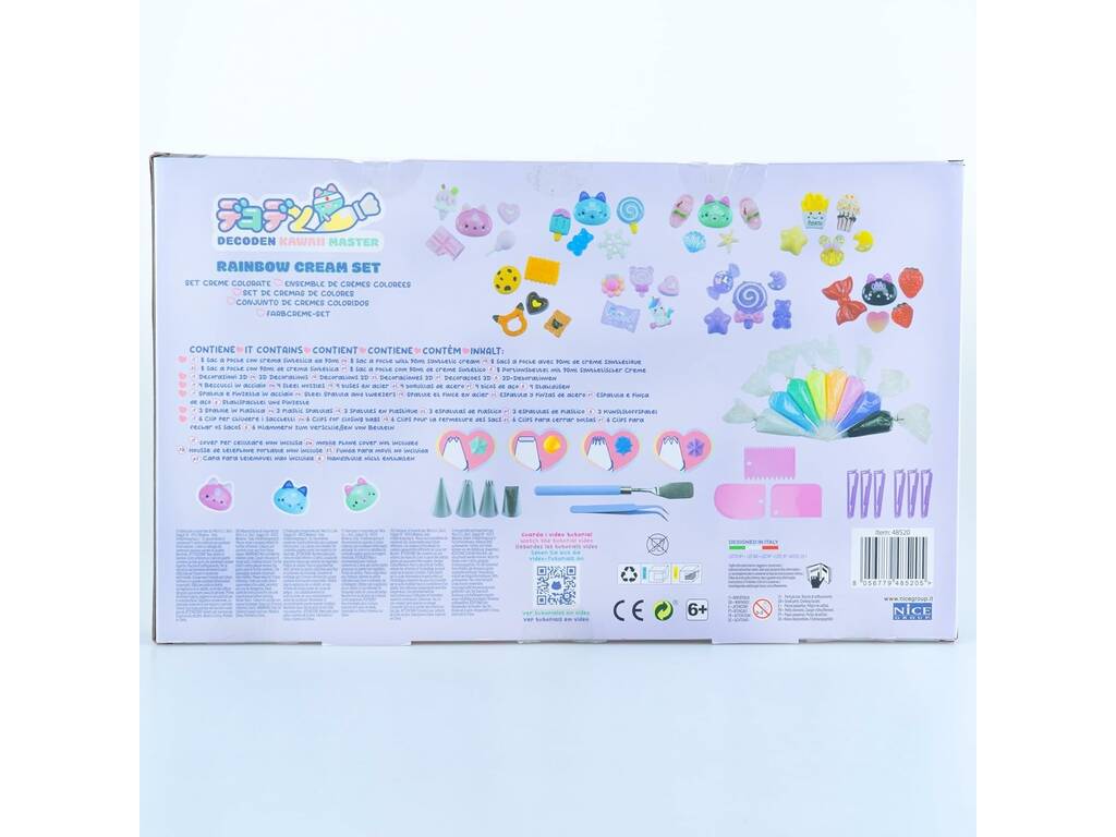 Decoden Kawaii Master Set Rainbow Cream