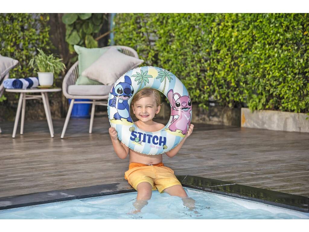 Disney Stitch Flutuador Insuflável de 56 cm Stitch e Angel Bestway 9104U