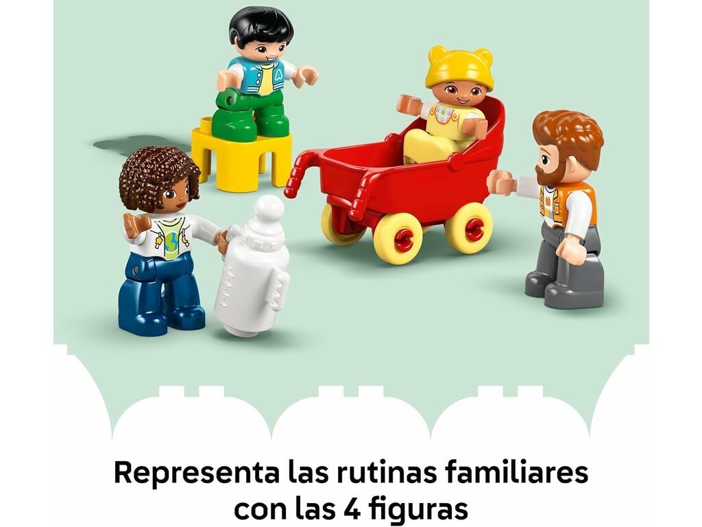 Lego Duplo Casa Familiar Moderna 3 em 1 com Figuras