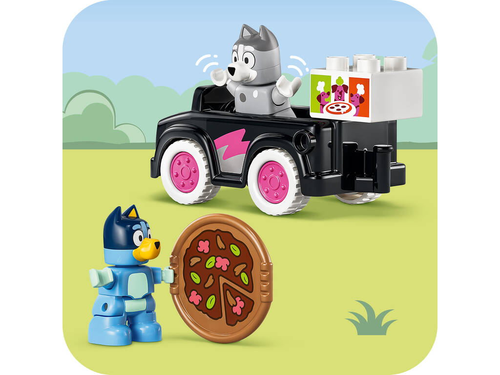 Lego Duplo Bluey Pizzeras con Muffin y Bluey