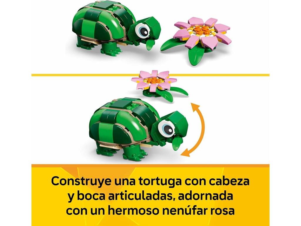 Lego Creator Tartaruga con fiore di ninfea