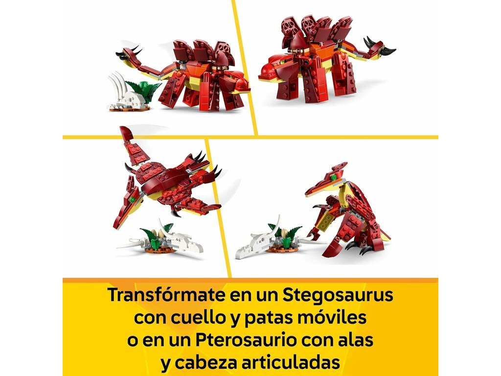 Lego Creator 3 in 1 Dinosauri Feroci