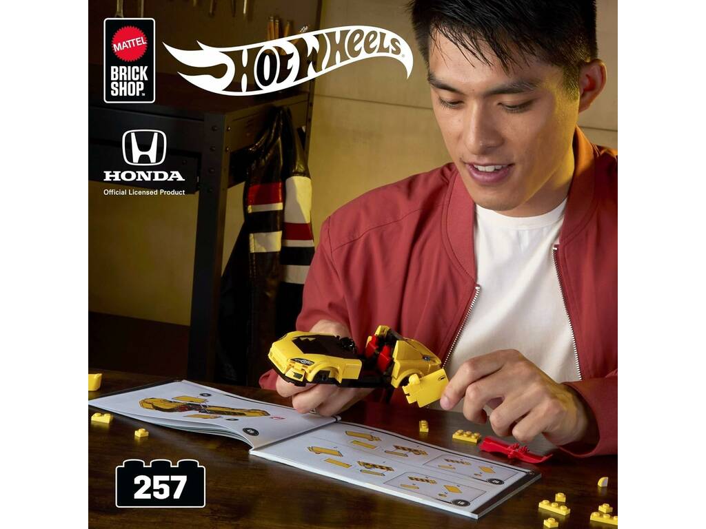 Hot Wheels Speed Series Mattel Brick Shop 07 Honda S2000 de 257 Peças