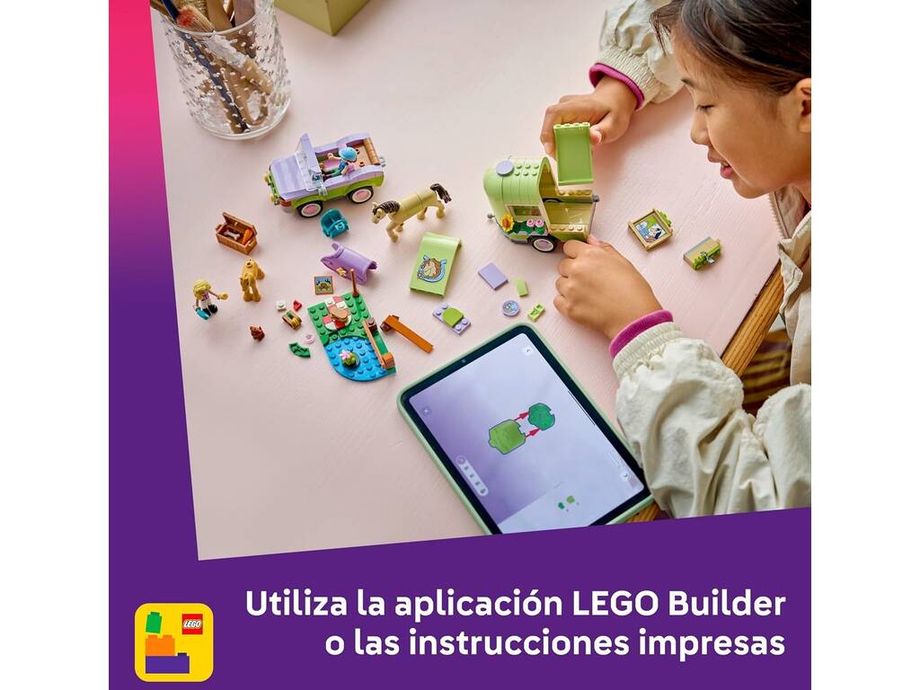 Lego Friends Pferde- und Fohlenanhänger
