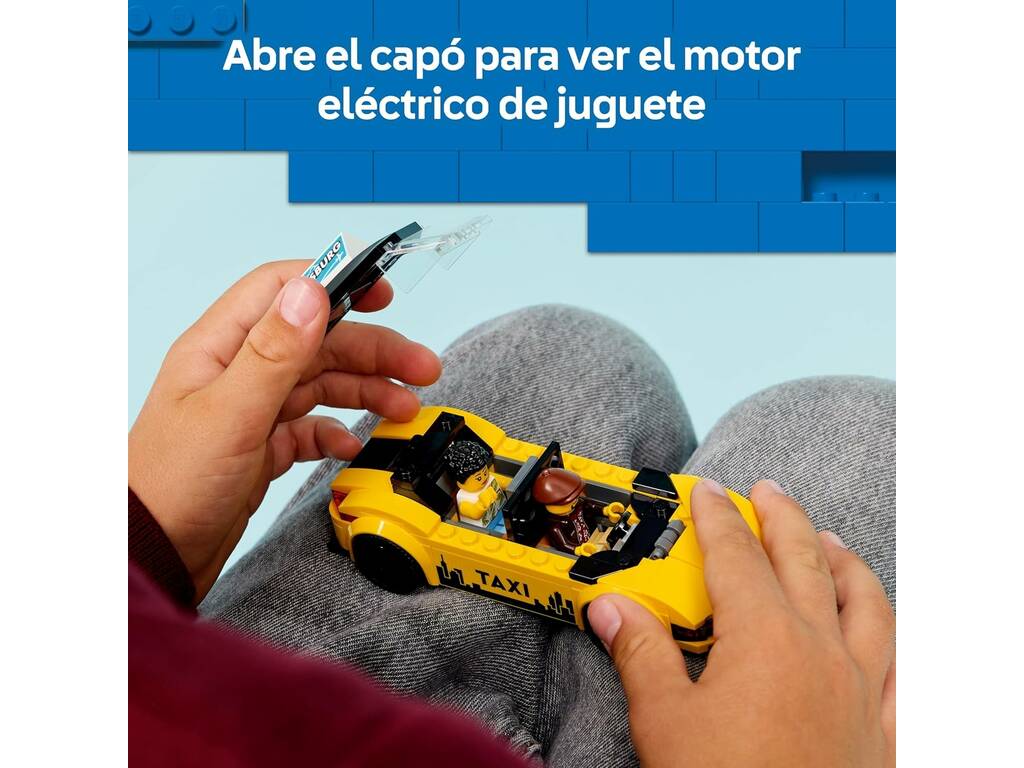 Lego City Taxi giallo
