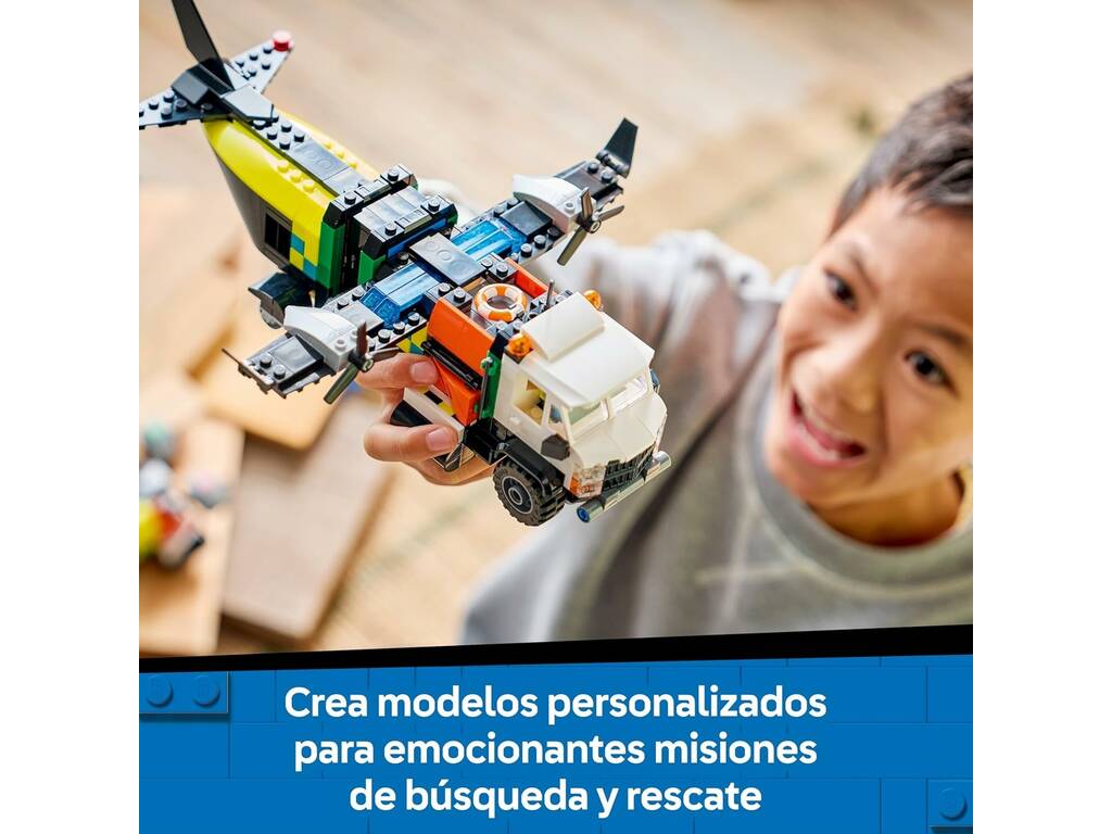 Lego City Remix: Aereo, camion tecnico e hovercraft