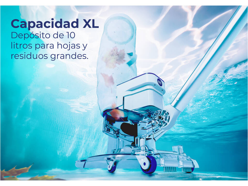 Nettoyeur électrique à batterie Leaf Eater pour piscines et spas Gre LE75