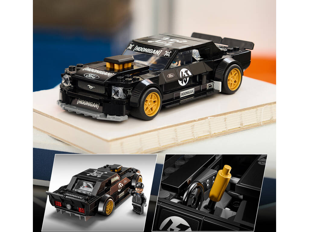 Lego Speed Champions 65 Ford Mustang Hoonicorn V1 de Ken Block